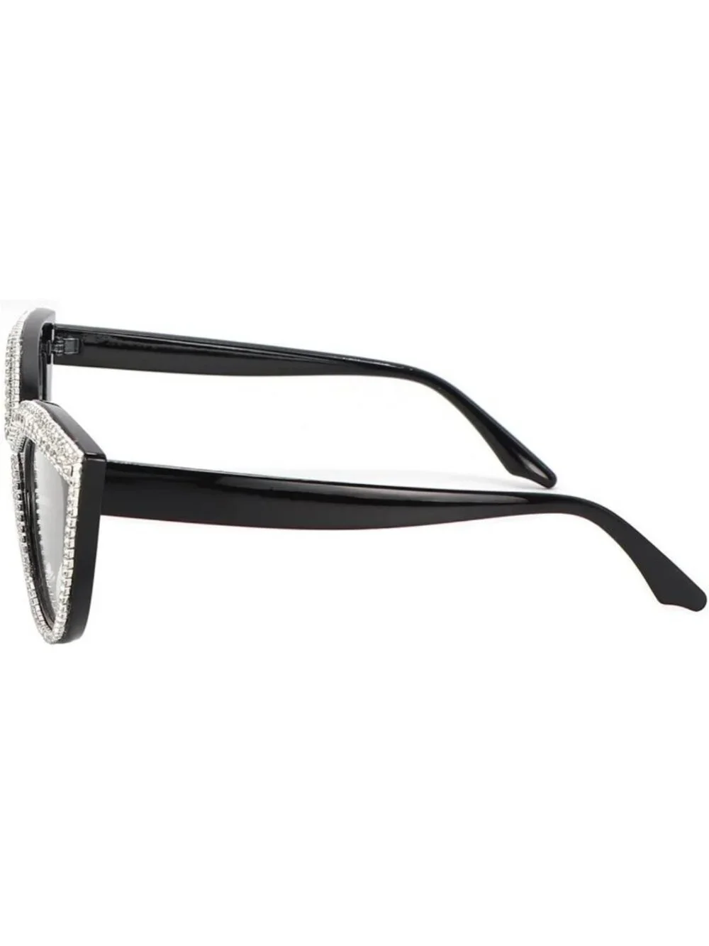 Stylish Cat Eye Reading Glasses with Bling Rhinestones & Blue Light Blocking